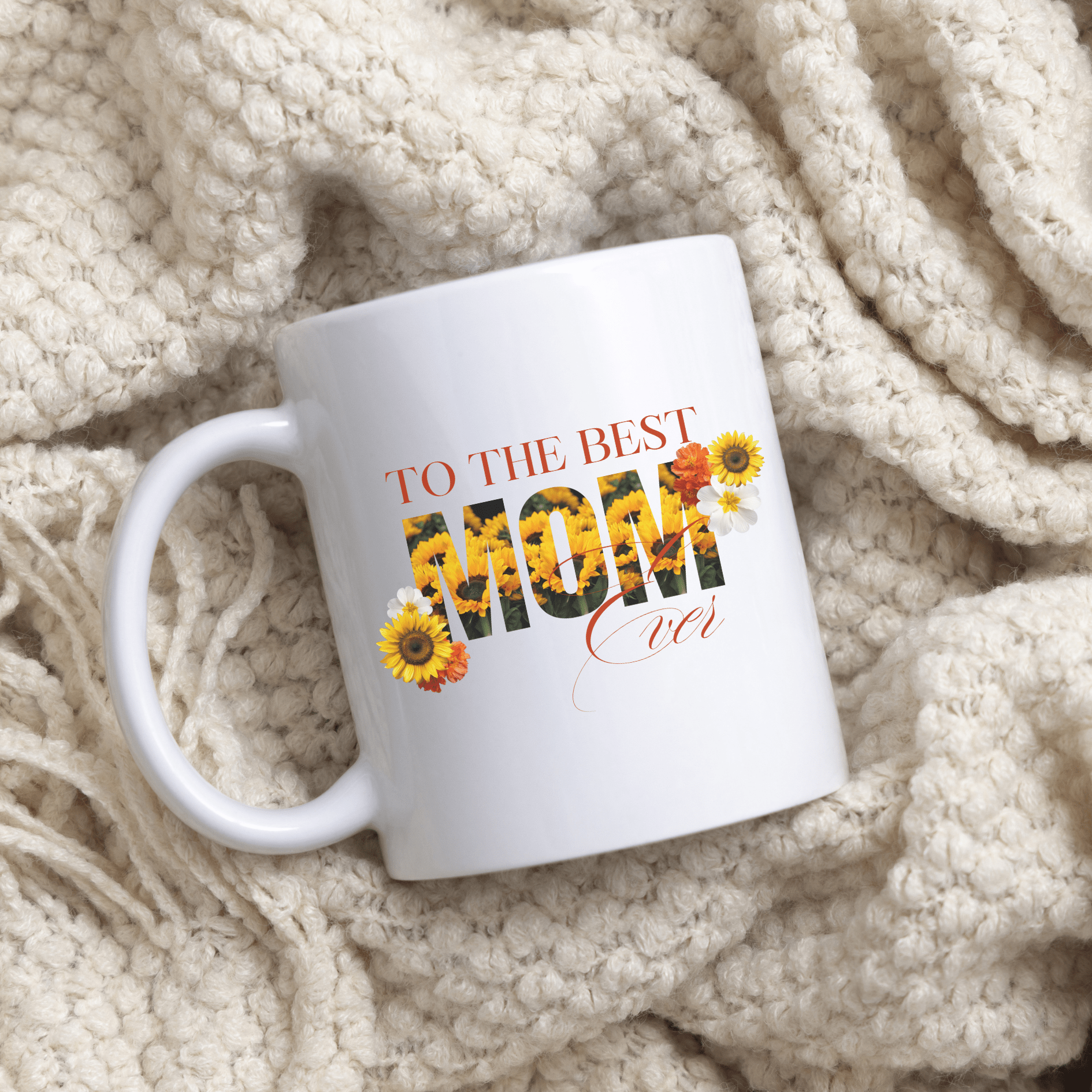 Best Mom Ever - The Floral Mug - Aviza