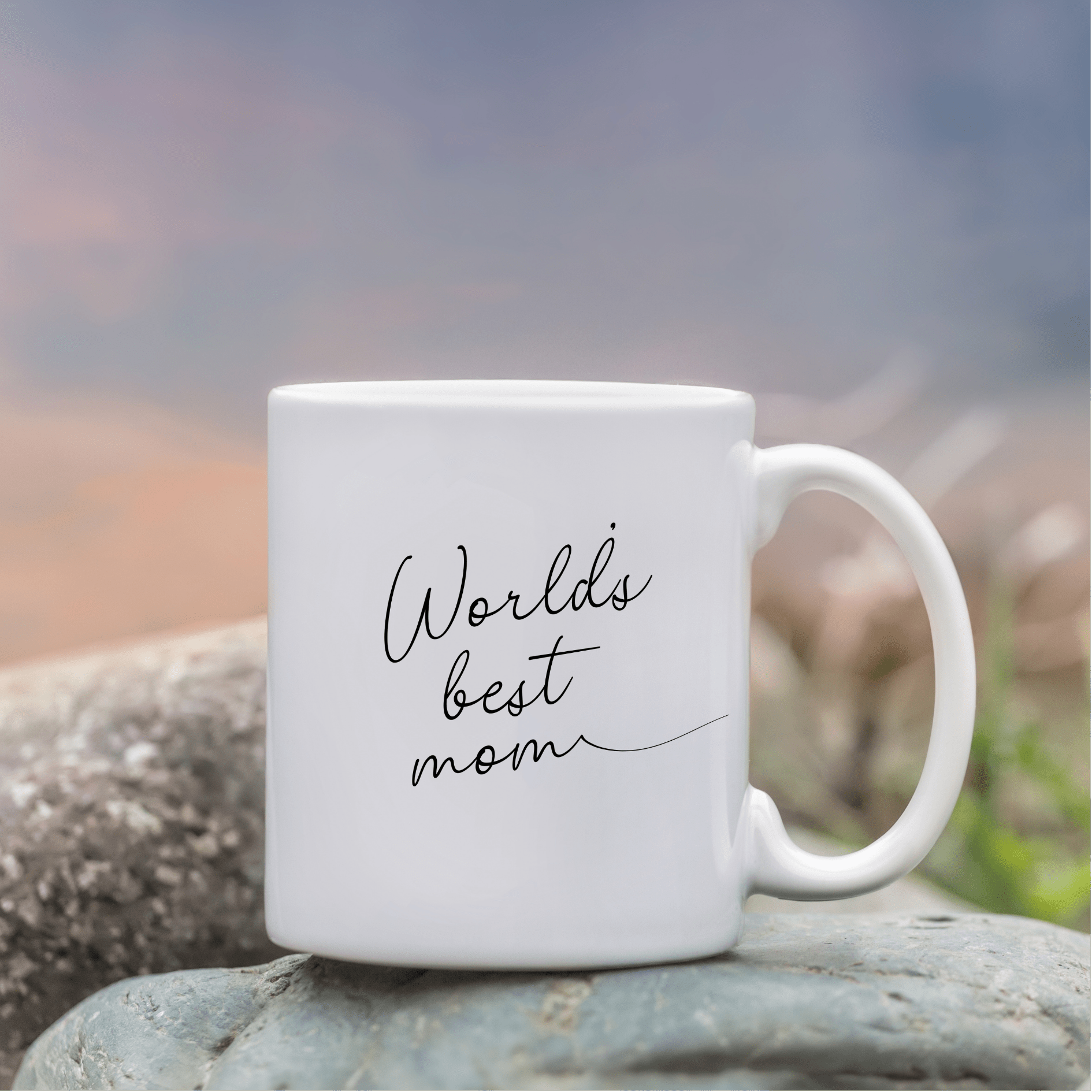 Custom "World's Best" Heart Photo Mug - Aviza