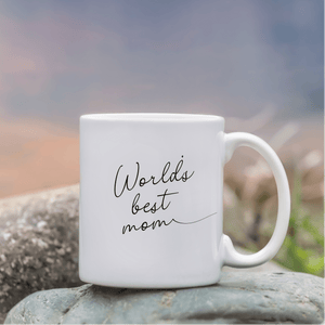 Custom "World's Best" Heart Photo Mug - Aviza