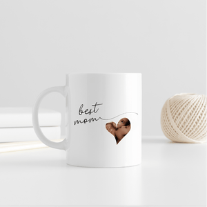 Custom "World's Best" Heart Photo Mug - Aviza